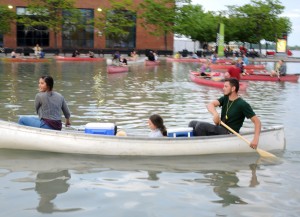 Canoe Picnic performance, Harbourfront Centre, Toronto